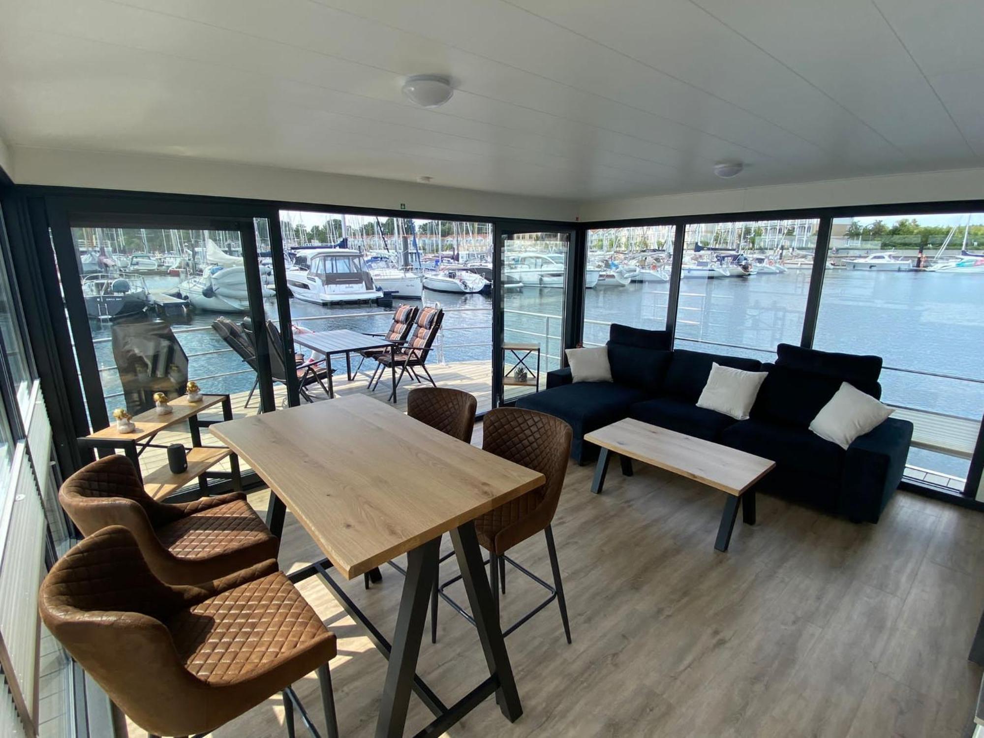 Urlaub Auf Dem Wasser Mit Einmaligen Ausblick - Well Hausboote Boltenhagen 10 Exterior photo